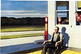 Four Lane Road by Edward Hopper